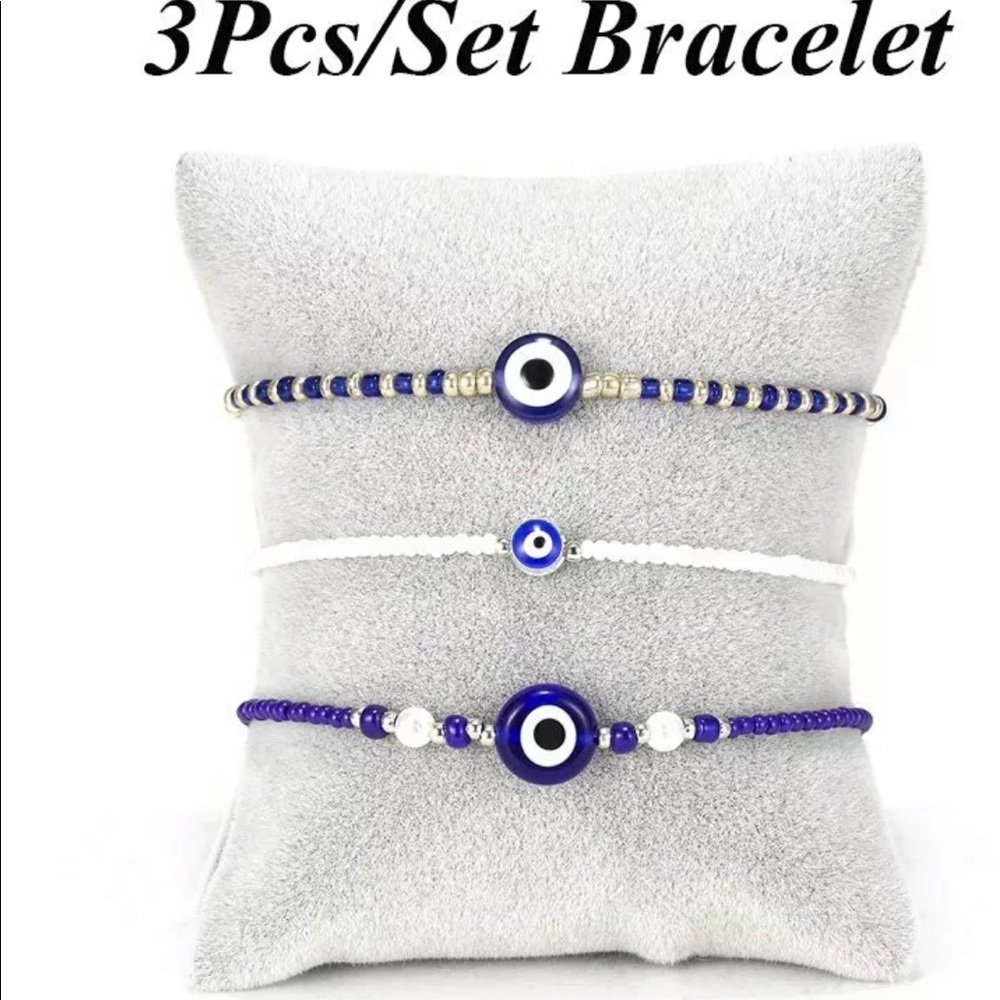 HOST PICK 3 Evil eye bracelets stacking bracelets